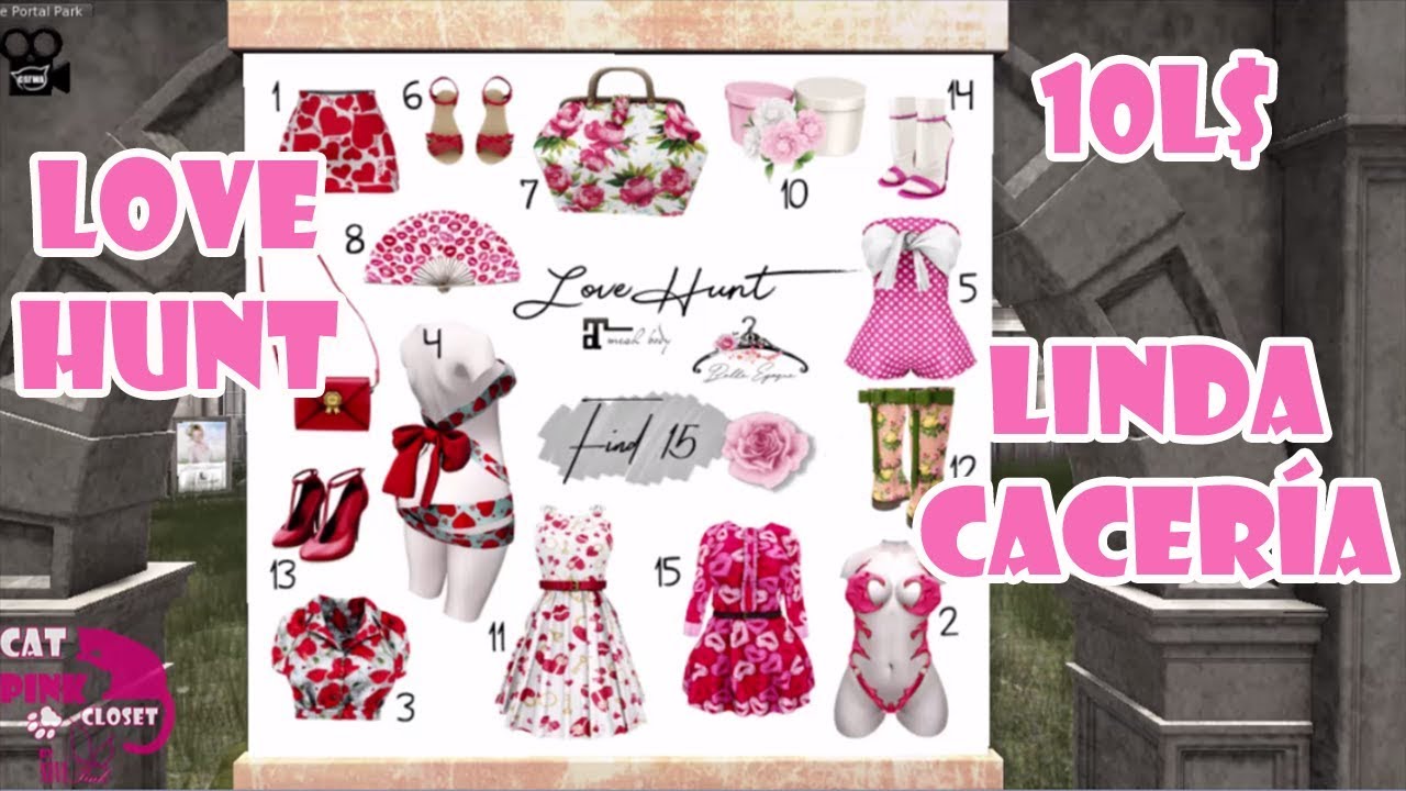 slides LOVE HUNT | CACERÍA | 10L$ | SECOND LIFE