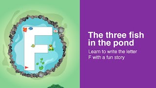 Fun with the Letter F | Three Fish Story + Writing Practice for Kids!