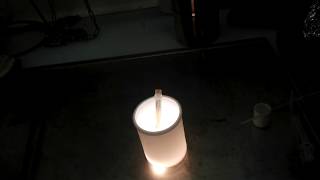 Bromine trifluoride BrF3 - reaction of a few microliters with thorium powder