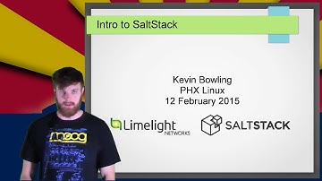 Kevin Bowling: Salt Stack for Configuration Management