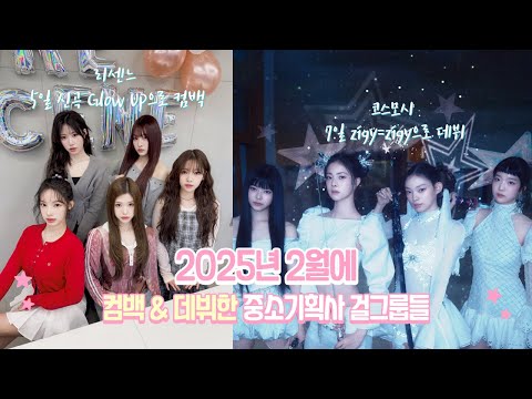 2025년 2월에 컴백&데뷔한 중소기획사 걸그룹들