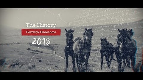 History Parallax Slideshow | After Effects Template | Videohive #AfterEffectsTemplate #Videohive