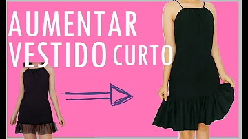 Como usar um vestido muito curto?