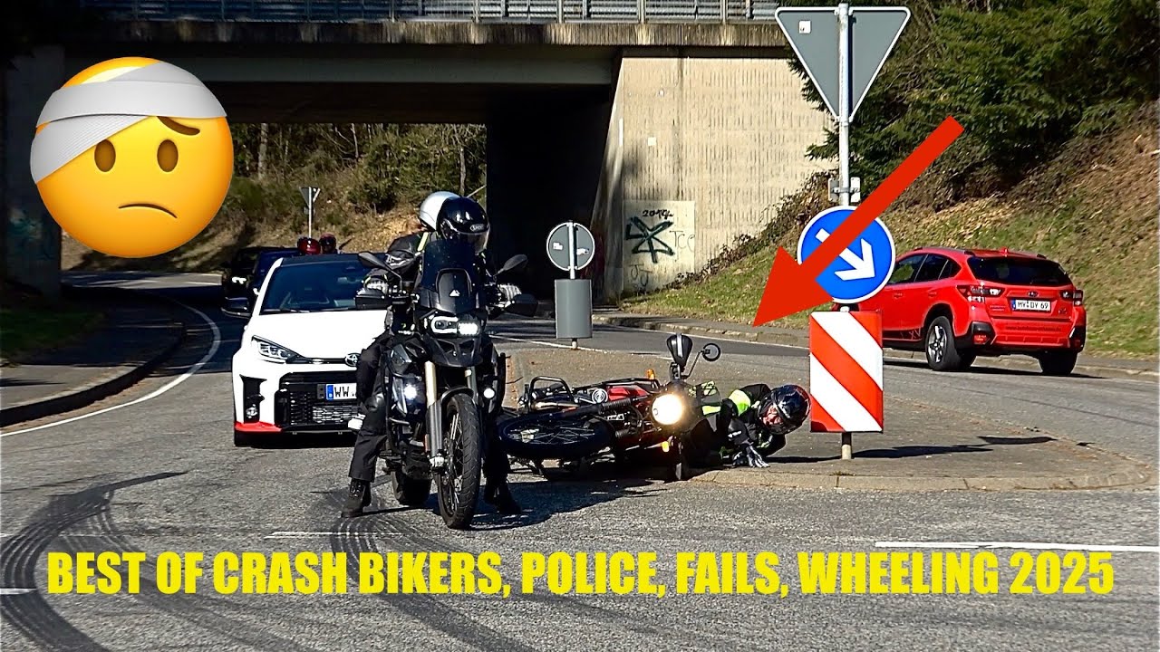 NÜRBURGRING BEST OF CRASH BIKERS, POLICE, FAILS, DANGEROUS SITUATIONS, WHEELING & HIGHLIGHTS 2025