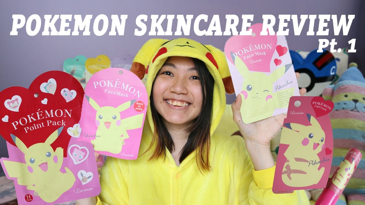 Is Pikachu sheet masks any good? | Lovisia x Pokemon Skincare Review Pt ...