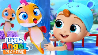 Fun Day At The Aquarium | Fun Sing Along Songs by Little Angel Playtime