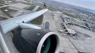 Air Canada Airbus A220-300 Cloudy Roaring Takeoff from Montréal Trudeau | YUL-YYZ Air Canada Airbus A220-300 Cloudy Roaring Takeoff from Montréal Trudeau | YUL-YYZ