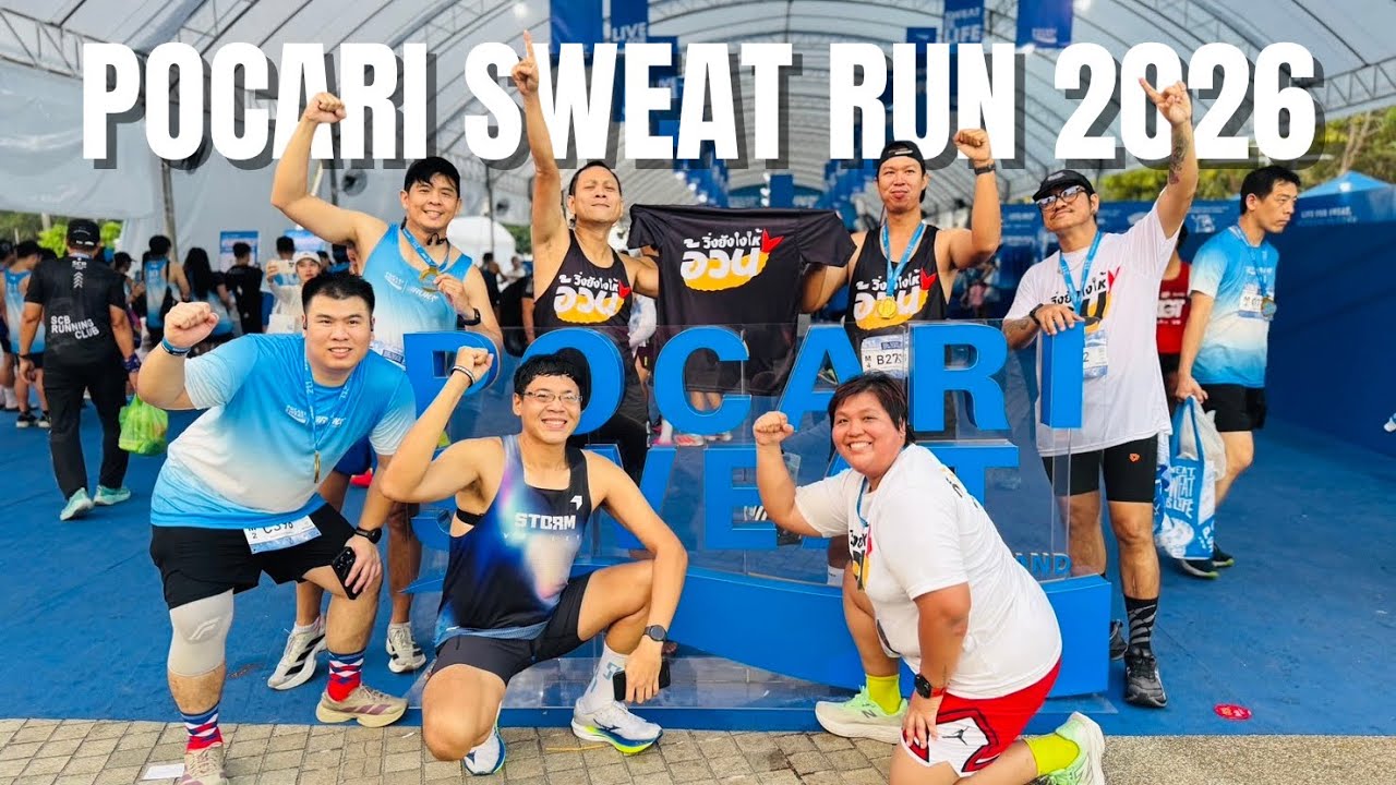 บรรยากาศงานวิ่ง Pocari Sweat Run Thailand 2026 ในระยะ 21.1K 