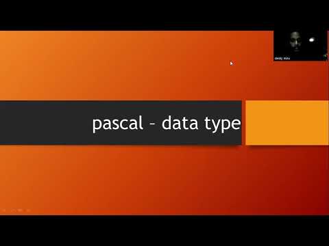Pascal basic syntax