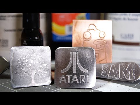 How To Etch Stainless Steel And Copper, DIY Etchant, Plus Alternative to Press-N-Peel