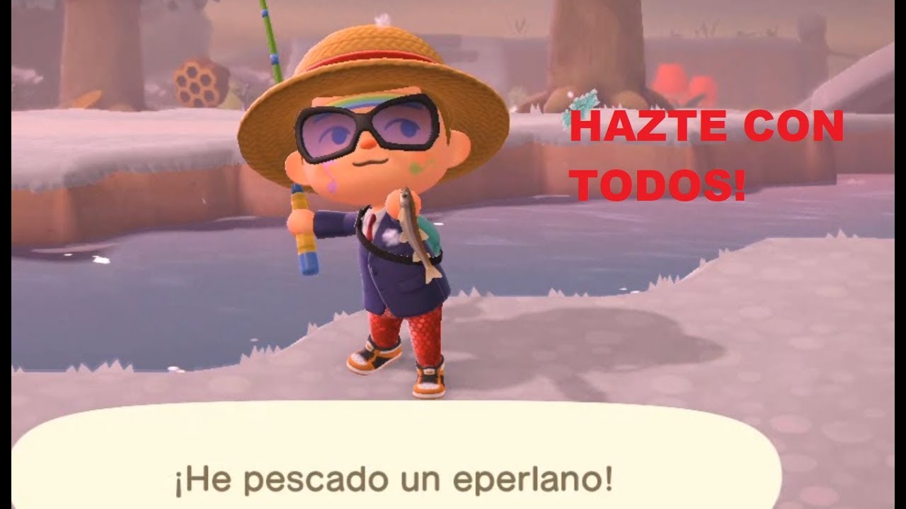 COMO PESCAR UN EPERLANO EN 30 SEGUNDOS! ANIMAL CROSSING NEW HORIZONS ...