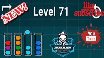 Ball Sort Puzzle Level 71 Color Sorting Games Level 071