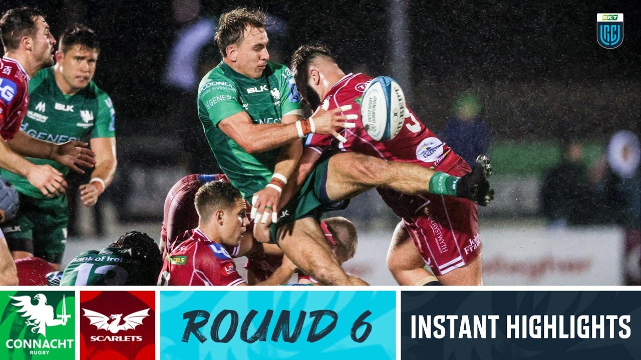 Connacht v Scarlets | Instant Highlights | Round 6 | URC 2022/23