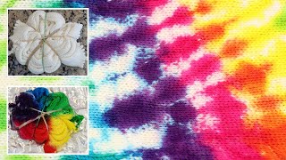 Dyepot Weekly #410 - Tie Dyeing a Sock Blank With Acid Dyes (Double Stranded Sock Blank)