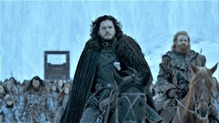 Jon Snow goes Beyond the Wall | GOT 8x06 Ending Scene Finale