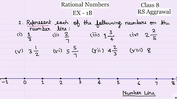 Q.1 - Ex 1B - Rational Numbers - Class 8th - R S Aggrawal Mathematics Solutions