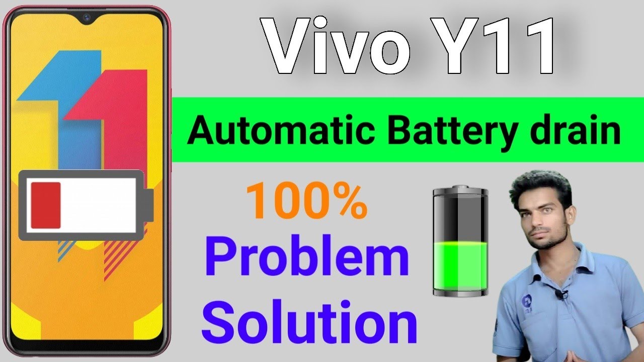 How to solve battery drain problem in vivo y11 Vivo y11 battery drain