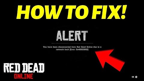 How To FIX! Disconnected Server In Red Dead Online