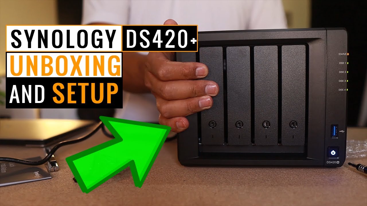 Synology NAS DS420+ Unboxing and Setup - YouTube