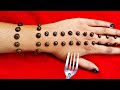 Super easy dot mehndi trick - most beautiful mehndi designs with trick|mehndi designs|mehendi design