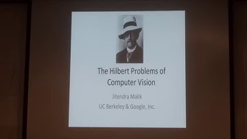 Jitendra Malik - The Hilbert Problems of Computer Vision