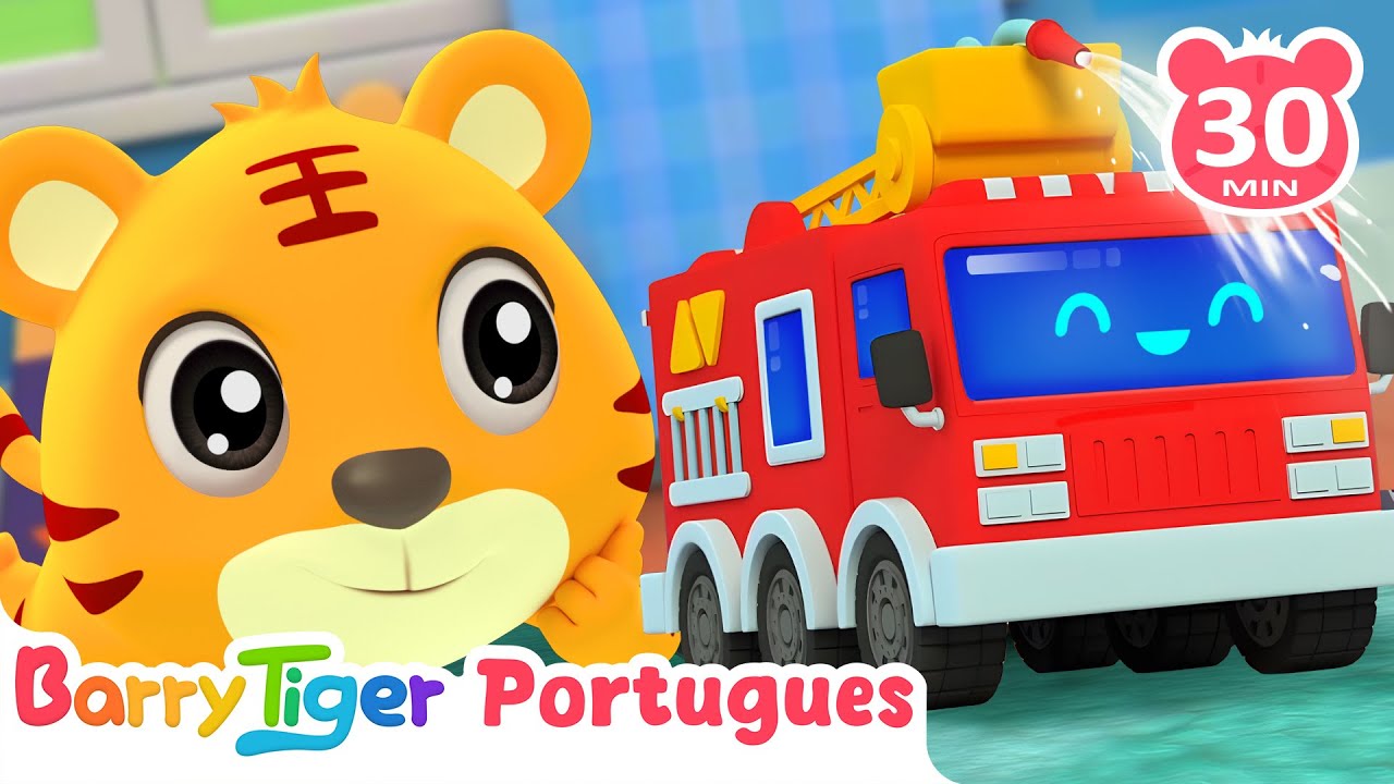 🚥 Carros Coloridos – Cante e Brinque! | Canções Infantis | BarryTiger