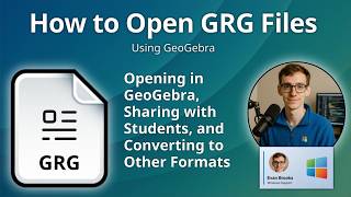 How to Open GRG Files (GeoGebra Geometry)