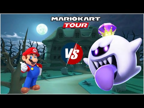 Mega Boo Mario Kart Tour: Mario vs. Mega King Boo (Luigi’s Mansion) - YouTube