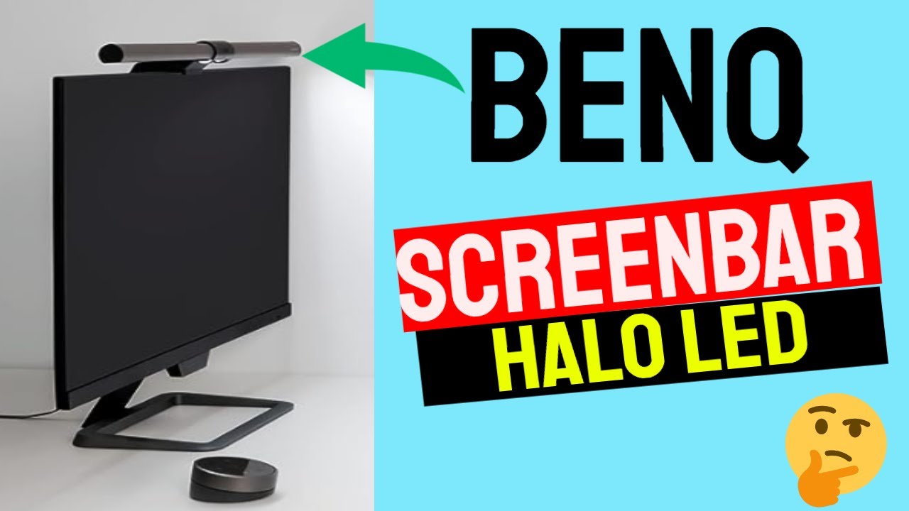 BenQ ScreenBar Halo LED Monitor Light/Lamp with Wireless Controller  UNBOXING & REVIEW 