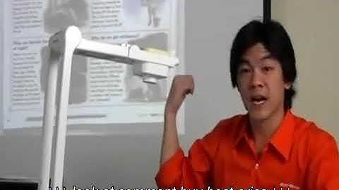 AVerVision SPC300 Interactive Visualizer Document Camera or Digital Presenter Product Demo