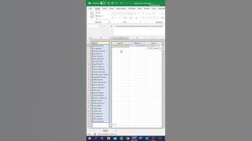 How to generate random teams in Excel 😱 #shorts