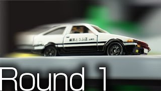 コミックトミカ vol4 頭文字Ｄ 公道最速伝説 トミカ 峠やまみちドライブ バトル ラウンド1 Comic Tomica initials D Round 1