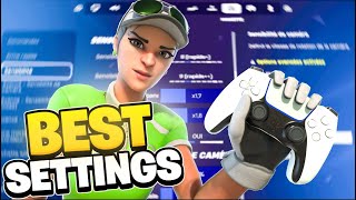 Perfect Ranked Mechanics 🧩🎮+NEW *BEST* Chapter 5 Controller Fortnite AIMBOT Settings(PS5/XBOX /PC)