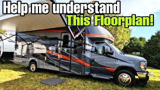 Really Confusing Floorplan in this Class B Gulfstream RV