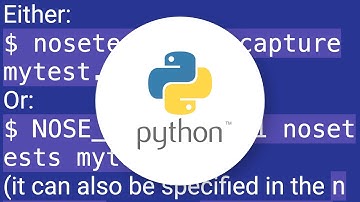 nosetests is capturing the output of my print statements. How to circumvent this?