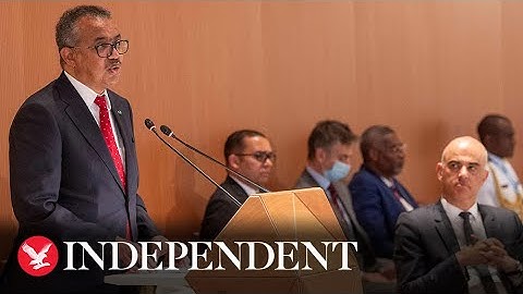 Live: WHO gives briefing on Monkeypox and other global health issues