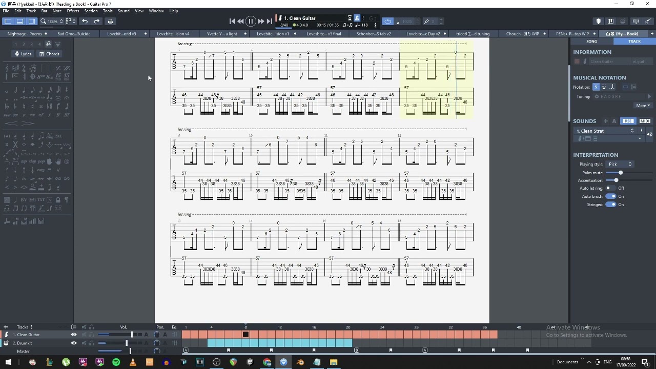 百景 (Hyakkei) - ほんをよむ (Reading a Book) guitar TAB - YouTube
