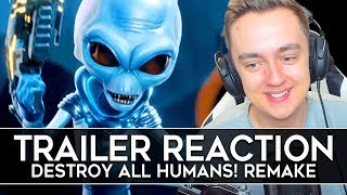 Destroy All Humans Remake Trailer REACTION! (Ich Will Trailer)