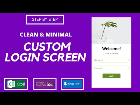 How to Create Login page in PowerApps using Excel and SharePoint | Step by Step