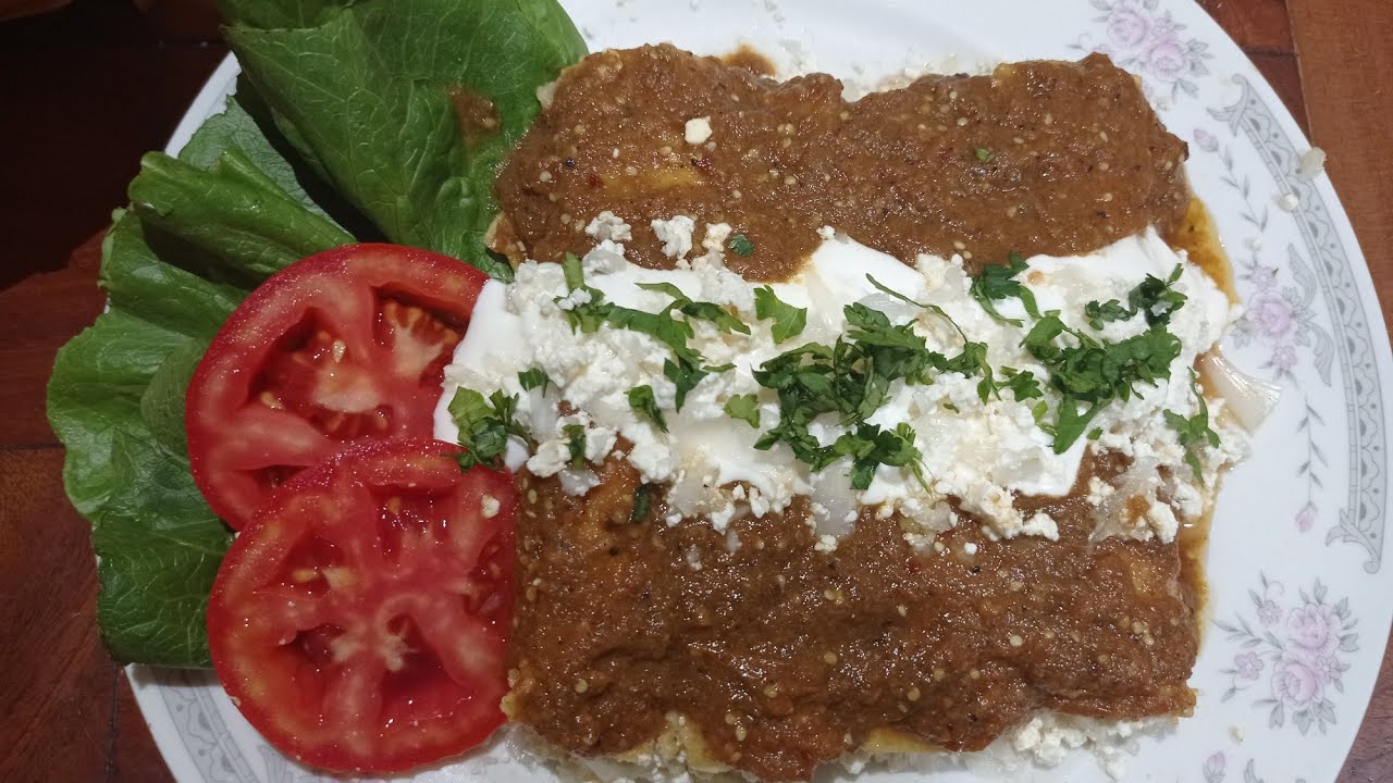 enchiladas de camarón seco YouTube