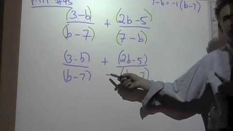 10-5 Part III Add & Subtract Rational Expressions with UNLIKE Denominators