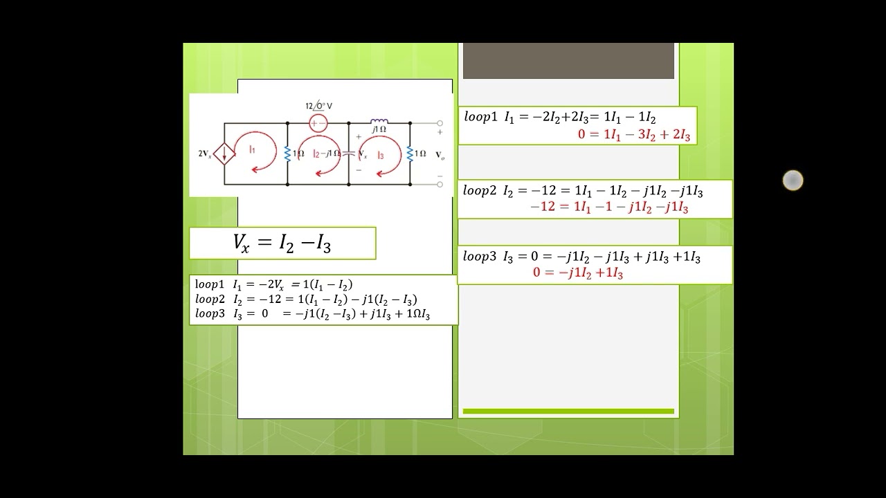 A.C. Mesh and Super-Mesh Analysis - NILWICHIT SINTHO - YouTube