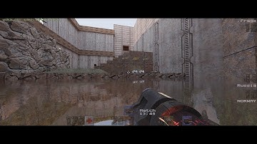 Russia vs Norway @ Q2DM1 / Quake2 NDML 4x4