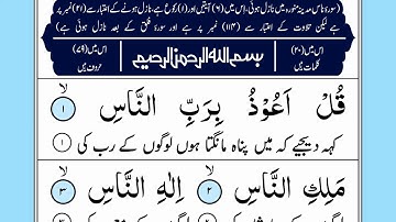 Surah An-Nas - With Arabic Text - سورة الناس