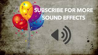 Balloon Releasing Air Sound Effect - High Quality
