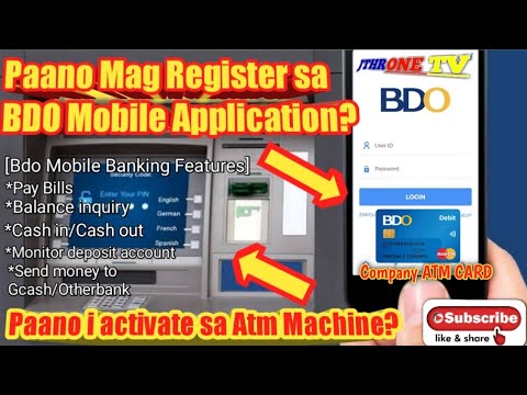 How to register in BDO Mobile Banking apps and How to Activated in ATM Machine