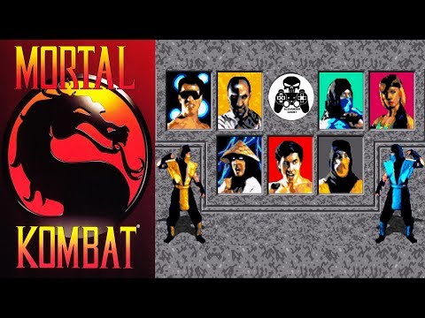 Видео: Mortal Kombat SEGA/Genesis / прохождение Scorpion [60fps]