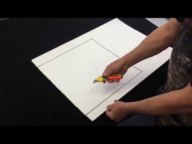 How To Get Deckled Edges on Watercolor Paper // Quick Tip Tuesday