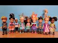 Crazy hair day ! Elsa &amp; Anna toddlers at school - Barbie dolls