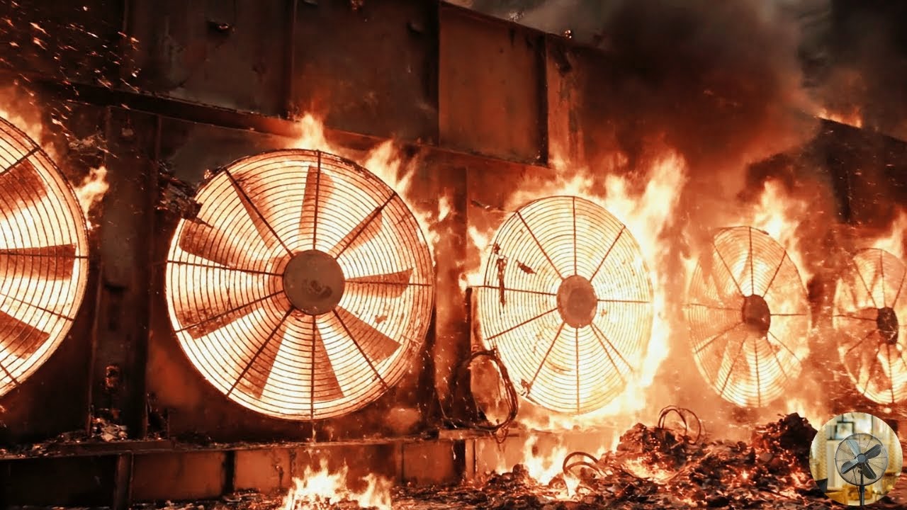 Fan Showroom Meltdown: Explosive Chaos Unleashed - YouTube
